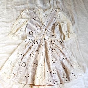 White cotton sundress